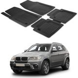 Oto Pandami Bmw X5 E70 2006 - 2010 Uyumlu Paspas Seti PP185A1 - Siyah
