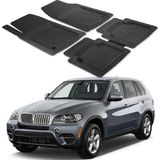Oto Pandami Bmw X5 E70 2006-2013 Uyumlu Paspas Seti PP278A1 - Siyah