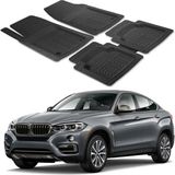 Oto Pandami Bmw X6 F16 2014-2019 Uyumlu Paspas Seti PP281A1 - Siyah