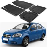 Oto Pandami Chevrolet Aveo 2006 Uyumlu Paspas Seti PP282A1 - Siyah