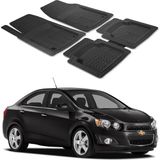 Oto Pandami Chevrolet Aveo T300 2011-2020 Uyumlu Paspas Seti PP285A1 - Siyah