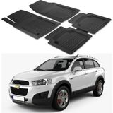 Oto Pandami Chevrolet Captiva 2012 Uyumlu Paspas Seti PP291A1 - Siyah