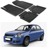 Oto Pandami Chevrolet Chevy C2 Sedan 2009+ Uyumlu Paspas Seti PP295A1 - Siyah