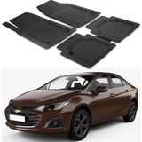 Oto Pandami Chevrolet Cruze 2019+ Uyumlu Paspas Seti PP301A1 - Siyah