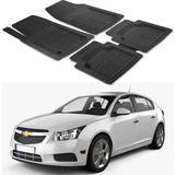 Oto Pandami Chevrolet Cruze Hatchback 2012+ Uyumlu Paspas Seti PP303A1 - Siyah