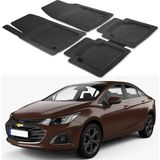 Oto Pandami Chevrolet Cruze Premier 2019+ Uyumlu Paspas Seti PP305A1 - Siyah
