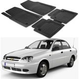 Oto Pandami Chevrolet Lanos 2012+ Uyumlu Paspas Seti PP319A1 - Siyah