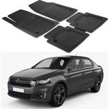 Oto Pandami Citroen C-Elysee 2017+ Uyumlu Paspas Seti PP362A1 - Siyah