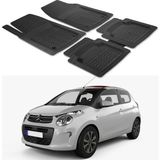 Oto Pandami Citroen C1 2014+ Uyumlu Paspas Seti PP338A1 - Siyah