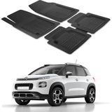 Oto Pandami Citroen C3 Aircross 2017 + Uyumlu Paspas Seti PP176A1 - Siyah