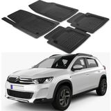 Oto Pandami Citroen C3-Xr 2014+ Uyumlu Paspas Seti PP344A1 - Siyah