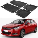 Oto Pandami Citroen C4 2015+ Uyumlu Paspas Seti PP347A1 - Siyah