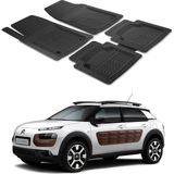 Oto Pandami Citroen C4 Cactus 1 2014 - 2018 Uyumlu Paspas Seti PP175A1 - Siyah