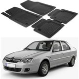 Oto Pandami Citroën C-Elysée 2002-2013 Uyumlu Paspas Seti PP361A1 - Siyah