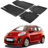 Oto Pandami Citroën C1 2005+ Uyumlu Paspas Seti PP336A1 - Siyah