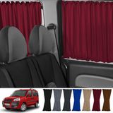 Oto Pandami Fiat Doblo I 2000-2010 Uyumlu Bordo Raylı Oto Perde Takımı
