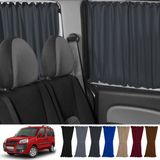 Oto Pandami Fiat Doblo I 2000-2010 Uyumlu Füme Raylı Oto Perde Takımı