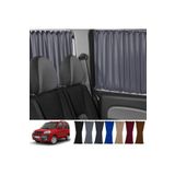 Oto Pandami Fiat Doblo I 2000-2010 Uyumlu Gri Raylı Oto Perde Takımı