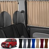 Oto Pandami Fiat Doblo I 2000-2010 Uyumlu Krem Raylı Oto Perde Takımı