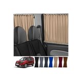 Oto Pandami Fiat Doblo Iı Kısa Şase 2010-2023 Uyumlu Krem Raylı Oto Perde Takımı