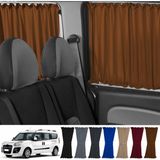 Oto Pandami Fiat Doblo Iı Uzun Şase 2010-2023 Uyumlu Taba Raylı Oto Perde Takımı