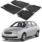 Oto Pandami Hyundai Accent Era 2006-2012 Uyumlu Paspas Seti PP490A1 - Siyah