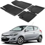 Oto Pandami Hyundai I20 Troy 2008+ Uyumlu Paspas Seti PP509A1 - Siyah