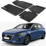 Oto Pandami Hyundai I30 2019+ Uyumlu Paspas Seti PP511A1 - Siyah