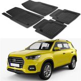 Oto Pandami Hyundai IX35 2018+ Uyumlu Paspas Seti PP518A1 - Siyah