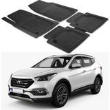 Oto Pandami Hyundai Santa Fe Dm 2012-2018 Uyumlu Paspas Seti PP524A1 - Siyah