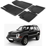Oto Pandami Jeep Cherokee Kj 2001 - 2008 Uyumlu Paspas Seti PP147A1 - Siyah