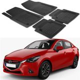 Oto Pandami Mazda 2 2014+ Uyumlu Paspas Seti PP643A1 - Siyah
