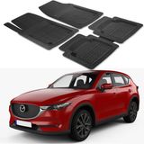 Oto Pandami Mazda Cx-5 2017+ Uyumlu Paspas Seti PP656A1 - Siyah
