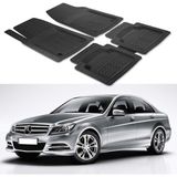 Oto Pandami Mercedes C-Klasse W204 2007-2015 Uyumlu Paspas Seti PP671A1 - Siyah