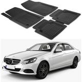 Oto Pandami Mercedes E-Klasse W212 2009-2016 Uyumlu Paspas Seti PP675A1 - Siyah