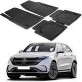 Oto Pandami Mercedes Eqc 2018+ Uyumlu Paspas Seti PP678A1 - Siyah