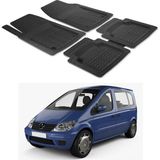 Oto Pandami Mercedes Vaneo W414 2001 - 2005 Uyumlu Paspas Seti PP114A1 - Siyah