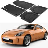 Oto Pandami Nissan 350Z 2007+ Uyumlu Paspas Seti PP708A1 - Siyah