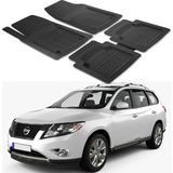 Oto Pandami Nissan Pathfinder 2013 Uyumlu Paspas Seti PP738A1 - Siyah