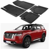 Oto Pandami Nissan Pathfinder 2021+ Uyumlu Paspas Seti PP740A1 - Siyah