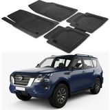 Oto Pandami Nissan Patrol 2020+ Uyumlu Paspas Seti PP743A1 - Siyah