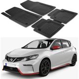 Oto Pandami Nissan Pulsar 2014-2018 Uyumlu Paspas Seti PP746A1 - Siyah