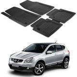 Oto Pandami Nissan Qashqai J10 2007 - 2014 Uyumlu Paspas Seti PP108A1 - Siyah