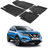 Oto Pandami Nissan Qashqai J11 2014 - 2021 Uyumlu Paspas Seti PP106A1 - Siyah