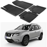 Oto Pandami Nissan Terrano 2013+ Uyumlu Paspas Seti PP754A1 - Siyah