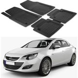 Oto Pandami Opel Astra 2012+ Uyumlu Paspas Seti PP765A1 - Siyah
