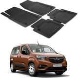 Oto Pandami Opel Combo Life D 2011 - 2018 Uyumlu Paspas Seti PP103A1 - Siyah