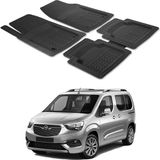 Oto Pandami Opel Combo Life E 2018 + Uyumlu Paspas Seti PP102A1 - Siyah