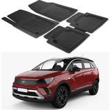 Oto Pandami Opel Crossland 2017+ Uyumlu Paspas Seti PP777A1 - Siyah