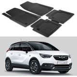 Oto Pandami Opel Crossland x 2021 Uyumlu Paspas Seti PP779A1 - Siyah